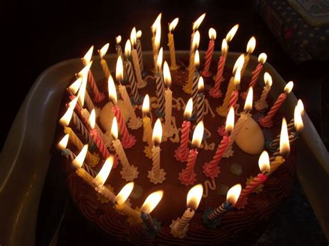 a cake with 25 candles just for blanche birthday cake chocolate