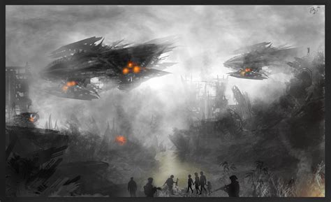 Alien Invasion Concept By Solace Wolf On Deviantart