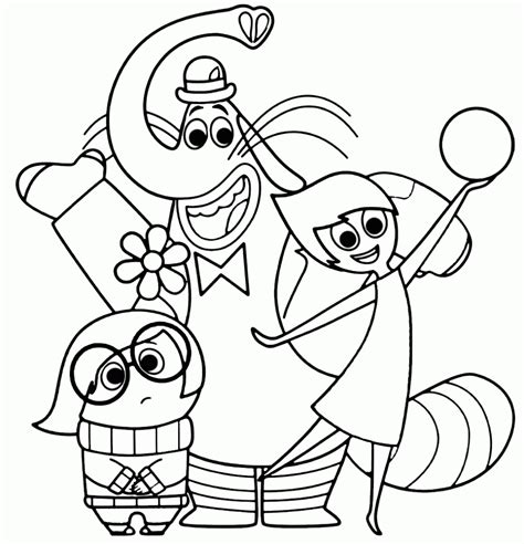 On coloring4all we also suggest printable pages, puzzles, drawing game. Inside Out Coloring Pages - Best Coloring Pages For Kids