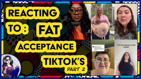 Reacting To Fat Acceptance Tik Toks V 02 Youtube
