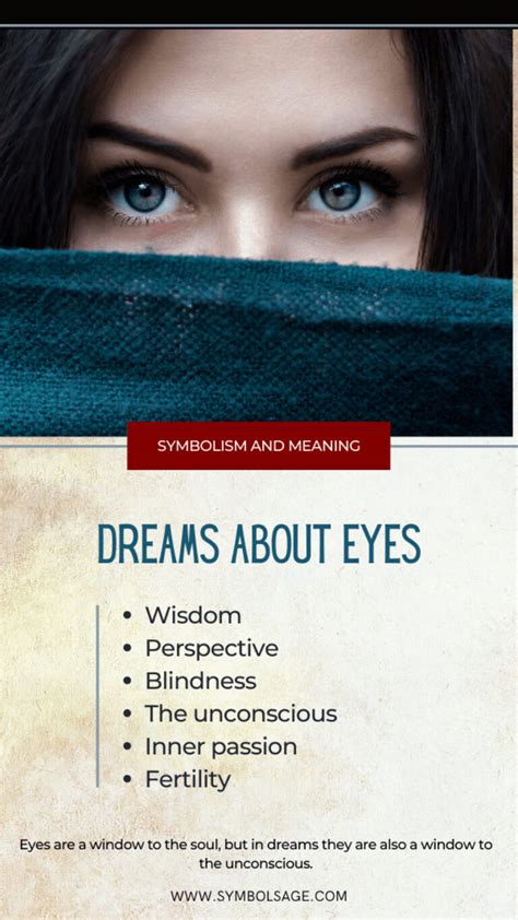 Dreams About Eyes Possible Interpretations Symbol Sage