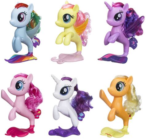 My Little Pony The Movie Rarity Glitter Seapony 6 Figure Hasbro Toys