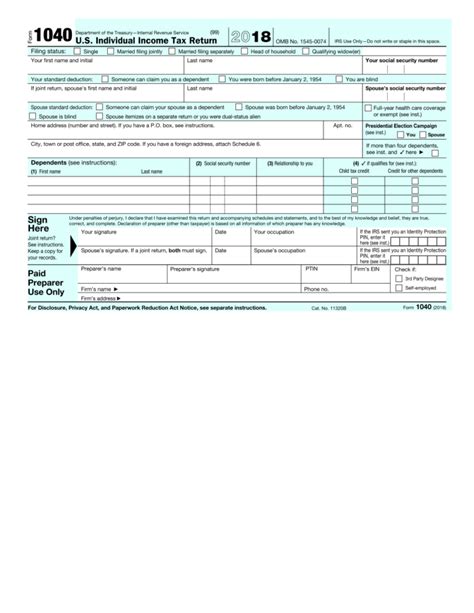 Irs Form Fillable Printable In Pdf Tax Forms Printable