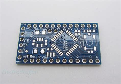 Arduino Compatible Pro Mini Edarduino Bared Pcb Board Electrodragon