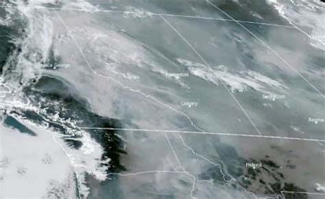 Satellite Time Lapses Show Wildfire Smoke Blanketing Bc Alaska