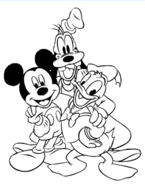 Mewarnai Gambar Mickey Mouse