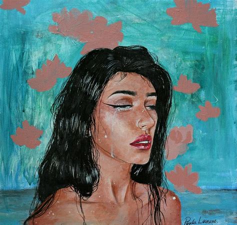 Calm Water Painting By Paula Leimane