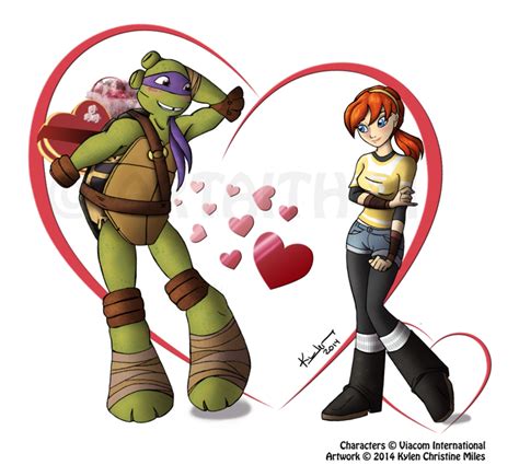 Donatello X April Valentine By Artaith 21 On Deviantart Tmnt 2012 Cartoon Character Pictures