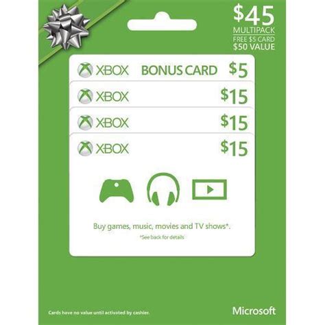 Sometimes it may seem like with. $50 Microsoft Xbox Gift Card for $40.50