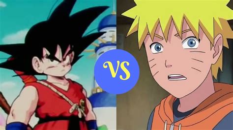 Son Goku Vs Naruto Konfrontacje Youtube