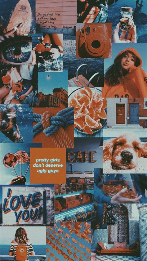 Blue And Orange Aesthetic ♡ Aesthetic Iphone Wallpaper Iphone