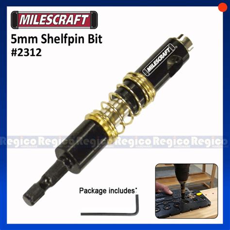 Milescraft 5mm Shelf Pin Bit 2312 Regico Hardware Lazada Ph