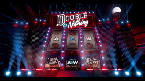 Stars entered in groups, named after card suits, rather than one at a time. AEW Double or Nothing - Stage Concept Showcase & Pyro Animation - YouTube