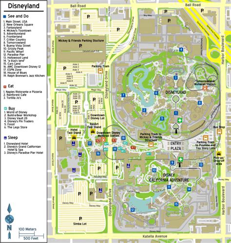 Disneyland Resort Map 2021 Printable Pdf Maps Of Disneyland Park Etc