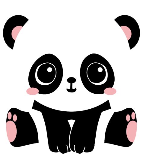 Onlinelabels Clip Art Adorable Panda