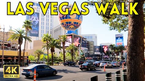 Las Vegas Strip Walk 🎰glitz And Glamor Tour Of The City4k Youtube