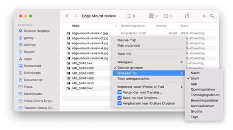 Finder Groepen Gebruiken Voor Meer Overzicht Op De Mac