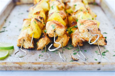 Chili Lime Pineapple Chicken Skewers Your Homebased Mom