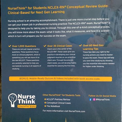 Nursethink Nclex Rn Conceptual Review Guide By Tim J Bristol Pango Books