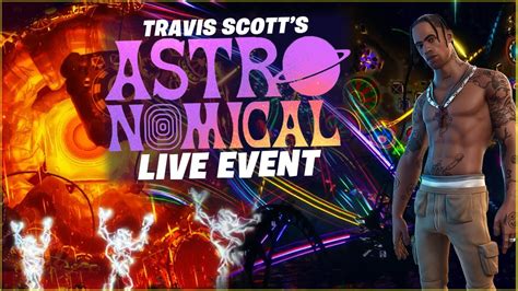 While concerts were put on hold in early 2020 for safety reasons, travis scott took his performance to the digital stage in a fortnite concert viewed by. TRAVIS SCOTT ASTRONOMICAL FORTNITE EVENT - YouTube
