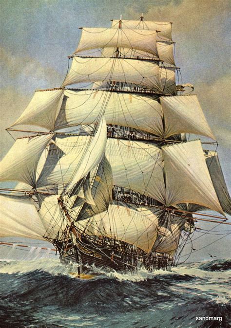 Vintage Print Of Clipper Ship Lightning Boston Donald Mckay Clipper