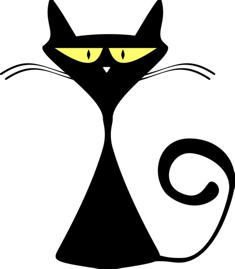 570x705 2 cat faces svg cat clipart cat silhouette cat vector cute etsy. OnlineLabels Clip Art - Alley Cat
