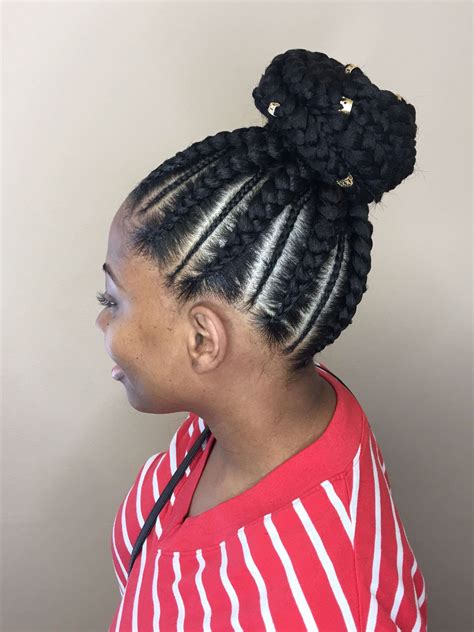 50 Natural And Beautiful Goddess Braids To Bless Ethnic Hair In 2021