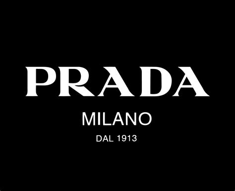 prada milano logo marca blanco símbolo ropa diseño icono resumen vector