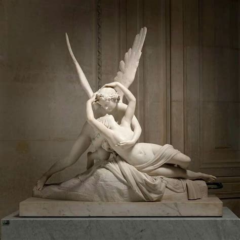Mus E Du Louvre Tan Bella Cupid And Psyche Italian Sculpture Antonio Canova