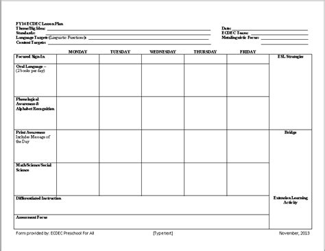 10 Free Teacher Schedule Templates Ms Word Excel And Pdf