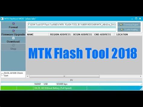 MTK Flash Tool YouTube