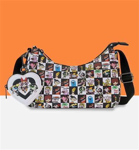Loungefly Cartoon Network Retro Collage Crossbody Bag With Coin Pouch
