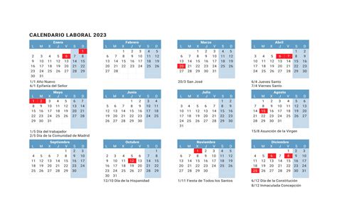Calendario Laboral 2023 En Qué Comunidades Será Festivo El Lunes 2 De