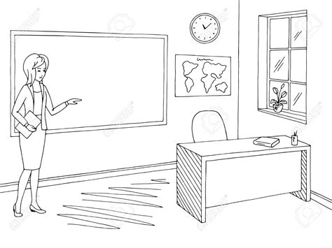 Classroom Clipart Black And White 20 Free Cliparts Download Images On