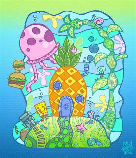 who live in a pineapple under the sea on deviantart spongebob