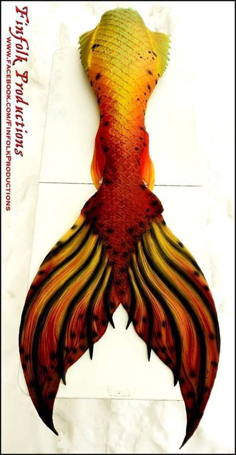Finfolk Yellow And Orange Silicone Mermaid Tail Yellow Mermaid Tail