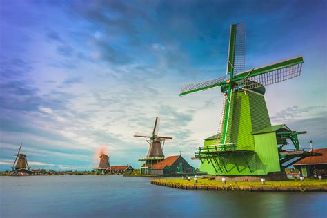 Download Dutch Windmills Royalty Free Stock Photo And Image