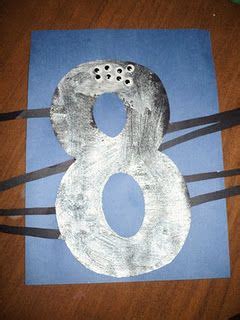 number 8 craft | Halloween preschool, Numbers preschool, Number