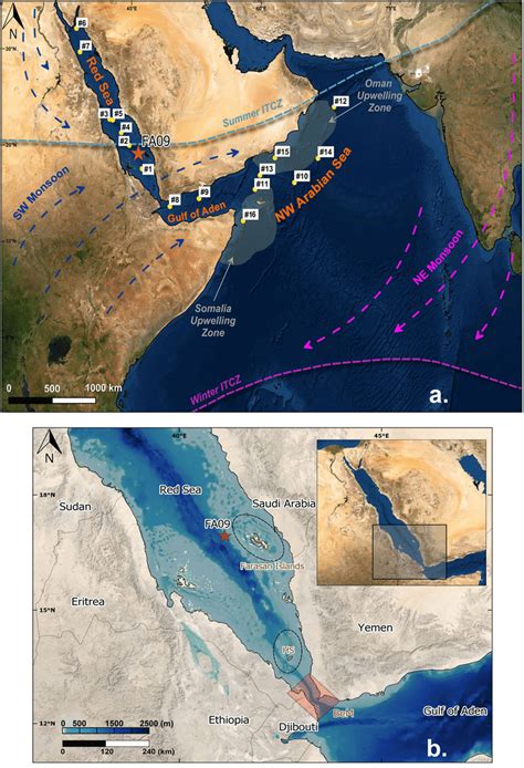 A The Wider Area Of Red Sea Gulf Of Aden And Northwestern Arabian