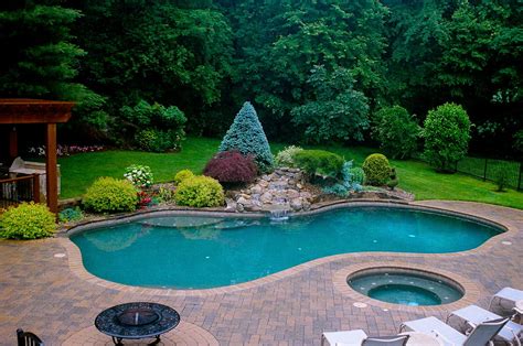 Plunging Pools And Landscaping Pools And Backyard Backyard Pool