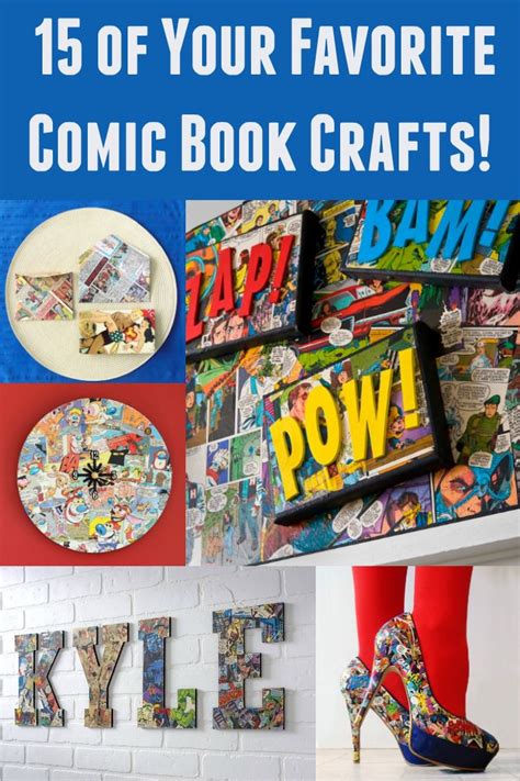 Comic Book Crafts That Are Awesomely Geeky Comic Book