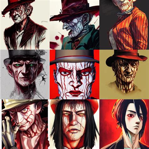 Freddy Krueger Very Anime Fine Face Realistic Stable