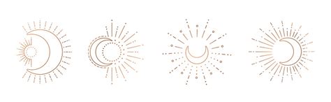 Find & download free graphic resources for sun moon. Sun And Moon Line Art Clipart Outline Sun Logo Moon Tattoo ...