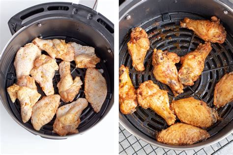 Easy Air Fryer Chicken Wings - Momsdish | Air fryer chicken wings, Air ...