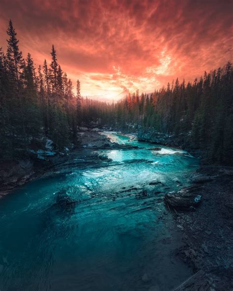 Kicking Horse River British Columbia By Zach Doehler Landscape