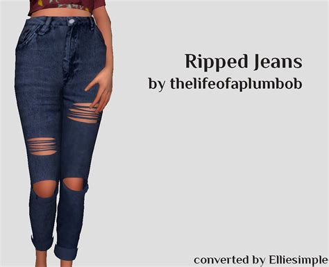 Elliesimple Elliesimple Ripped Jeans Original By
