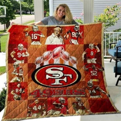 San Francisco 49ers Quilt Blanket Ver 01 Odbary Store