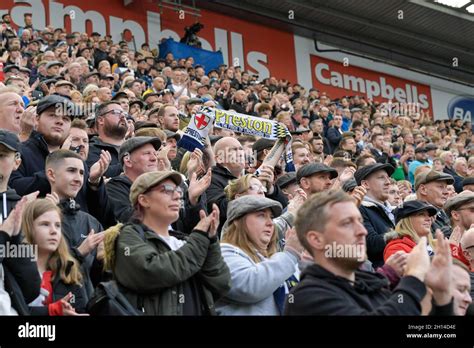 The Preston North End fans pay tribute to the recent passing of owner