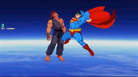 Kof Mugen Superman Team Vs Street Fighter Super Ryu Team High Level