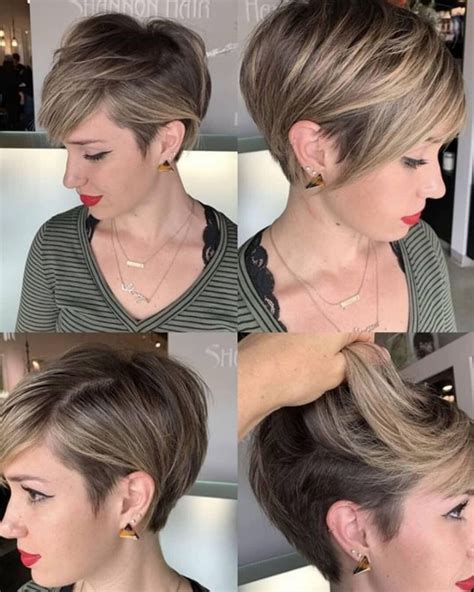 Undercut Pixie With Side Swept Bangs Pixie Haircut For Thick Hair